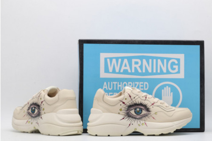 G*u*i rhyton leather sneaker