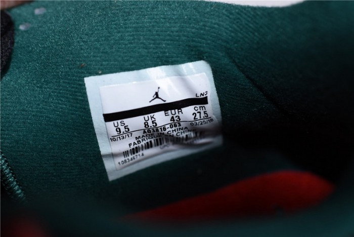 air jordan 4 nrg “G*u*i” black/gorge green-varsity red aq3816-063