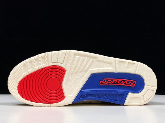 Air Jordan 3 Retro "CHARITY GAME" sail red mens 136064-140