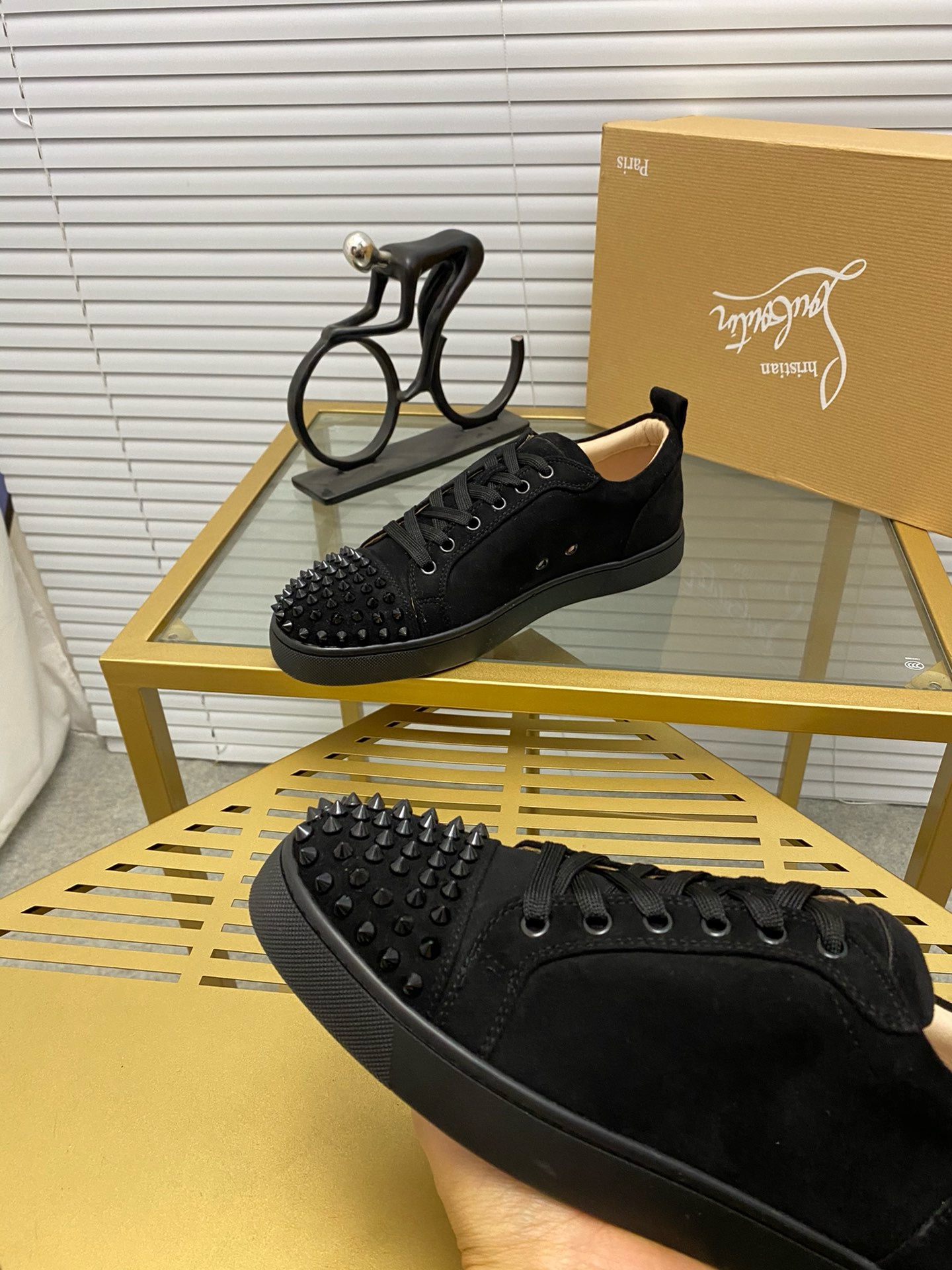 Ch**an louboutin l0*is junior spikes