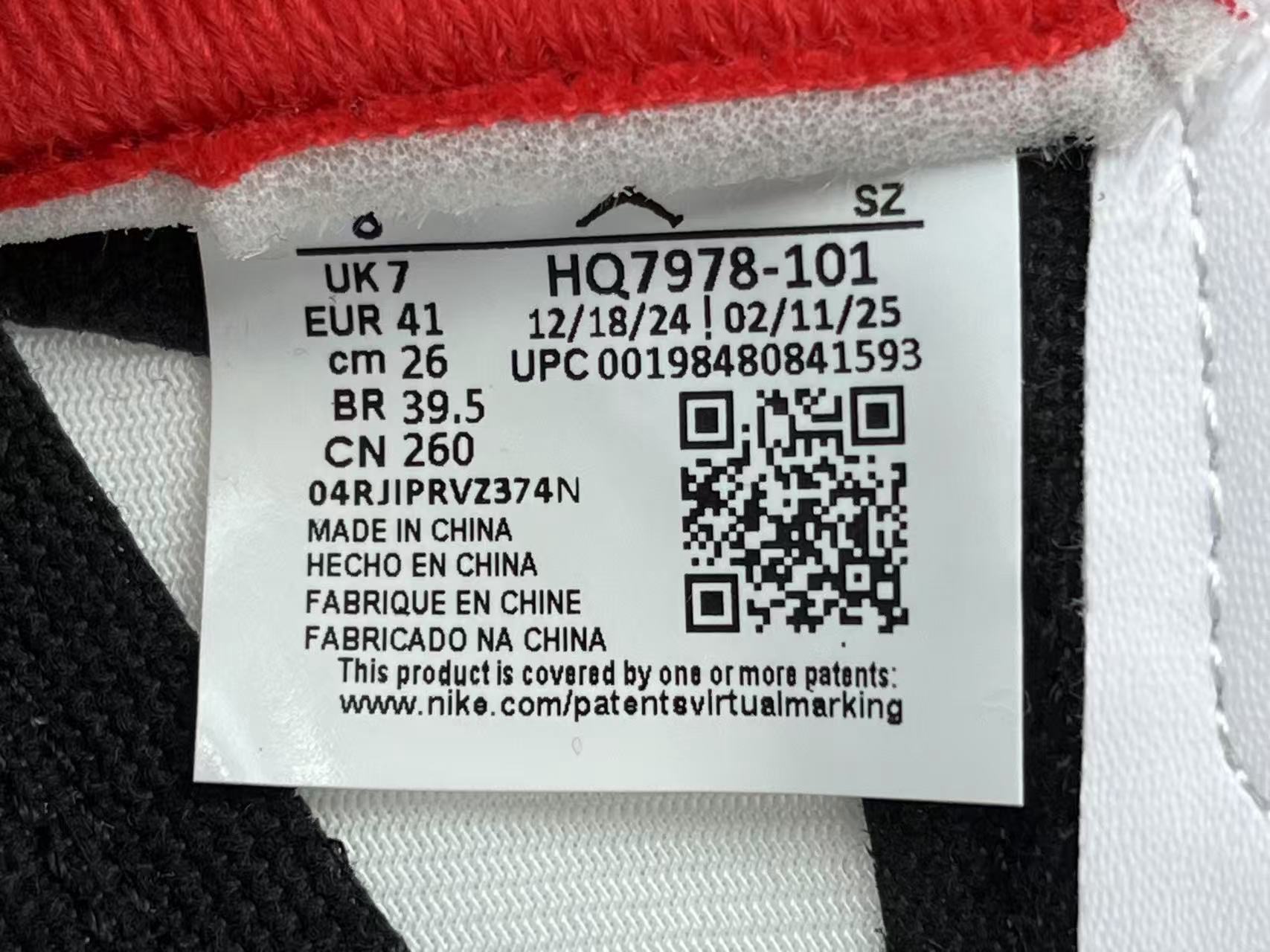 Jordan 5 Retro Fire Red Black Tongue HQ7978-101